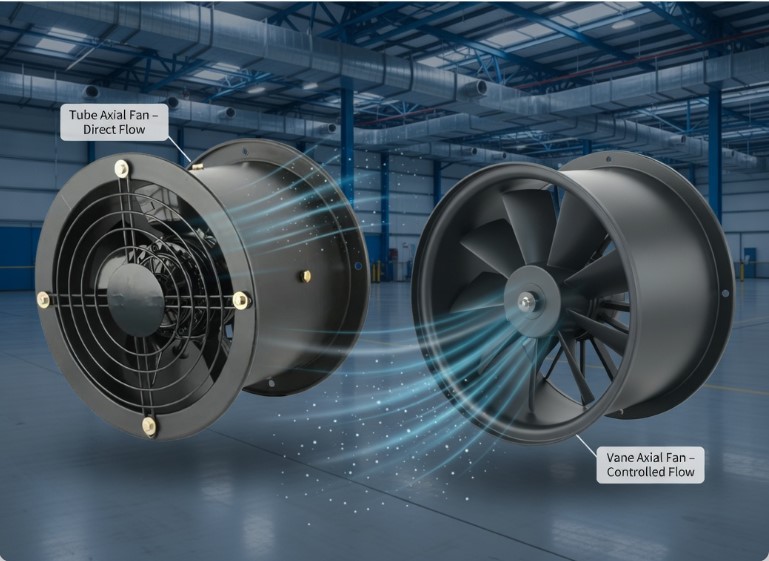 Vane Axial Fan And Tube Axial Fan